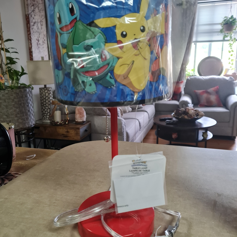 Red Pokémon Table Lamp